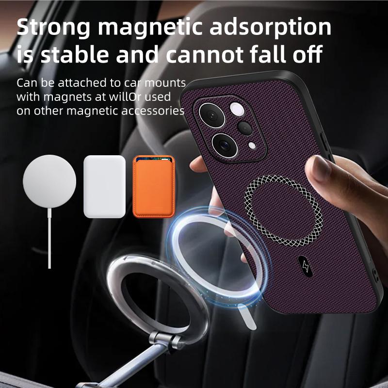 Magnetic Leather Case for iPhone 17 16 15 14 13 Pro Max Air 16e Cover Soft Shockproof Full Camera Protector Mag-safe Shell Funda