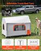 Inflatable Pickup Truck Tent, 2.2 x 1.65m 3-Season Truck Bed Tent with Ventilated Mesh Windows, PU2000mm Waterproof Pickup Camping Tents for Outdoor