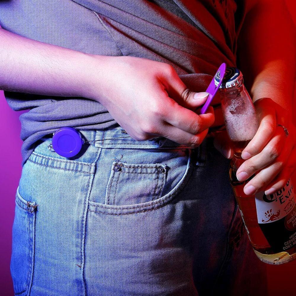 Stainless Steel Beer Opener Retractable Badge Clips Holder NEW Bartender Opener  Gift