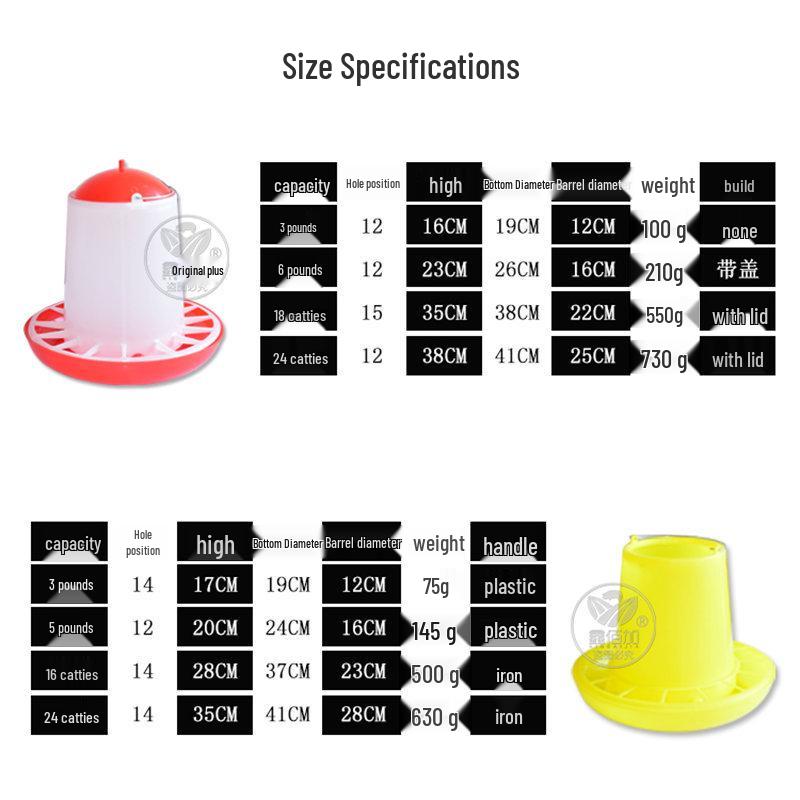 Automatic Chicken Feed and Water Trough for Poultry