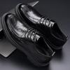 New Men Business Casual Leather Shoes Soft Sole Soft Leather Beanie Shoes Trendy Men Shoes Fashion Driving Shoes Shoes
