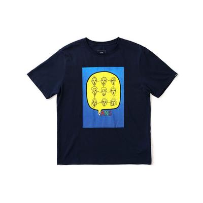 Otw Artist Fxxl Dogg Collaboration Round Neck Short Sleeve T-Shirt Unisex T-Shirts Blue VN0A4RATLKZ