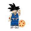 Xp048-055 062-069 079-086 Dragon Ball Saiyan Building Block Doll Toy Bag