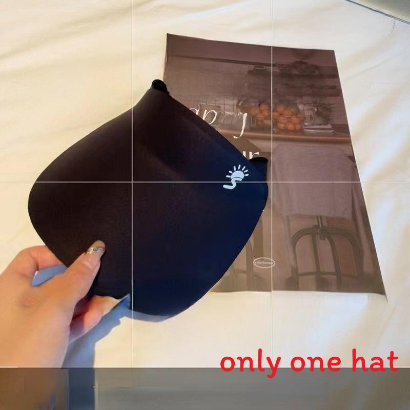 

Summer Unobtrusive Sun Hat With Large Brim And Breathable Nylon For Outdoor Activities Black