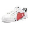 Love Heart White Shoes Student Sneakers Men's Niche Harajuku Men's Shoes Spring Sports Casual Shoes
