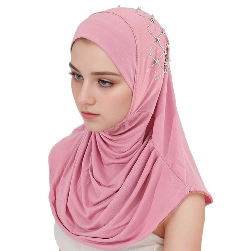 Femme Prière Turban Intérieur Casquettes Mariage Église Hijab Hijab Léger Temps Chaud Musulmans Prière Protection Solaire Foulard Islamique