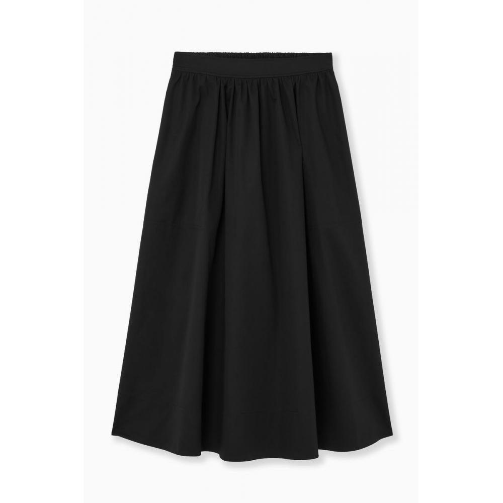 COS Fusta midi cu talie elastică Japonia