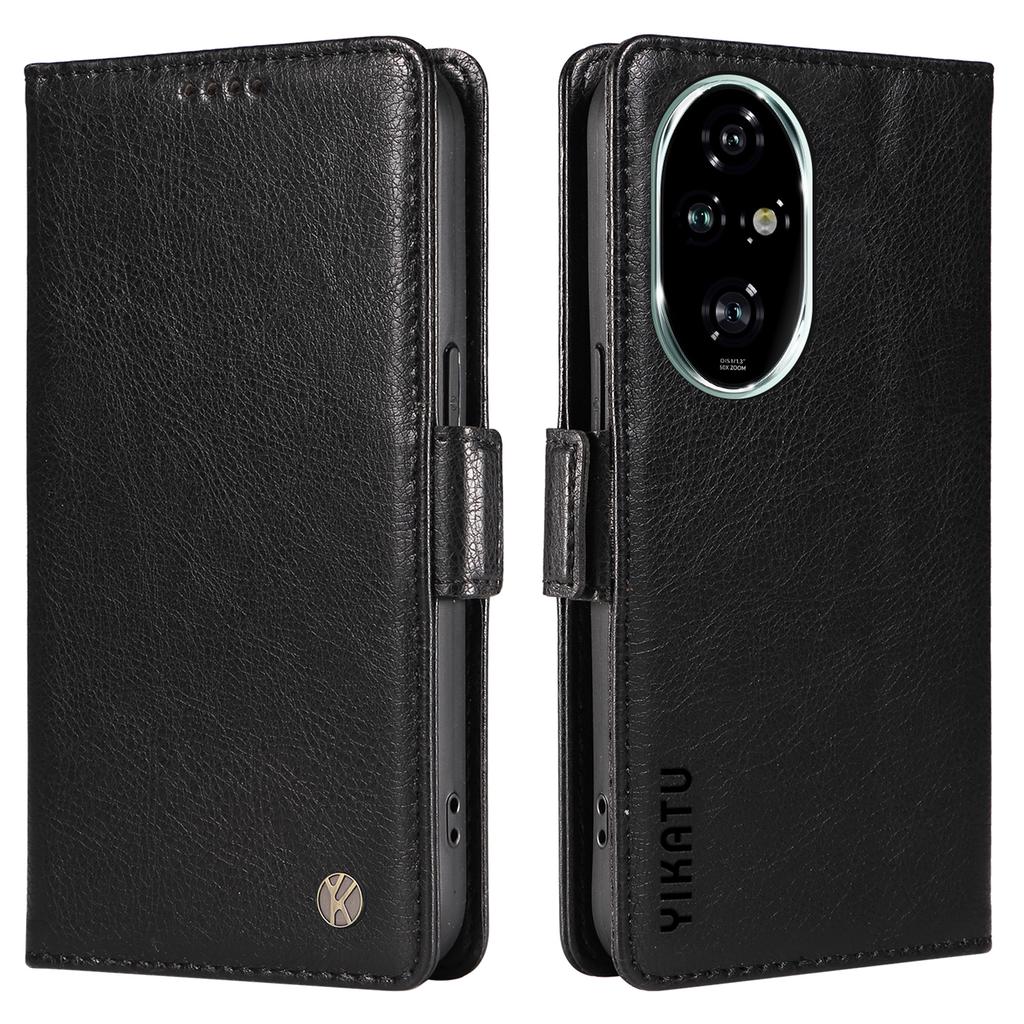 YIKATU YK-007 For Honor 200 Pro 5G PU Leather Stand Phone Case Wallet Anti-Scratch Phone Cover