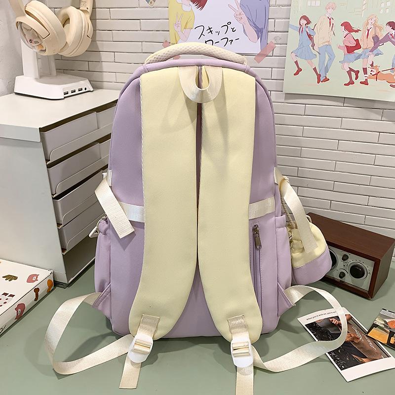 School Bag High Value Ins Junior High School Girls High School Students Large Capacity Cute Pain Dopamine Back