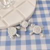 999 Sterling Silver Retro Fu Character Baby Safety Rattle Pendant for DIY Hand Rope Accessories