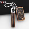 For Citroen C2 C3 C4 C5 C6 Xsara Berlingo For Peugeot 207 307 308 407 607 807 Fashion Tpu Car Key Case Cover Keychain Fob Shell
