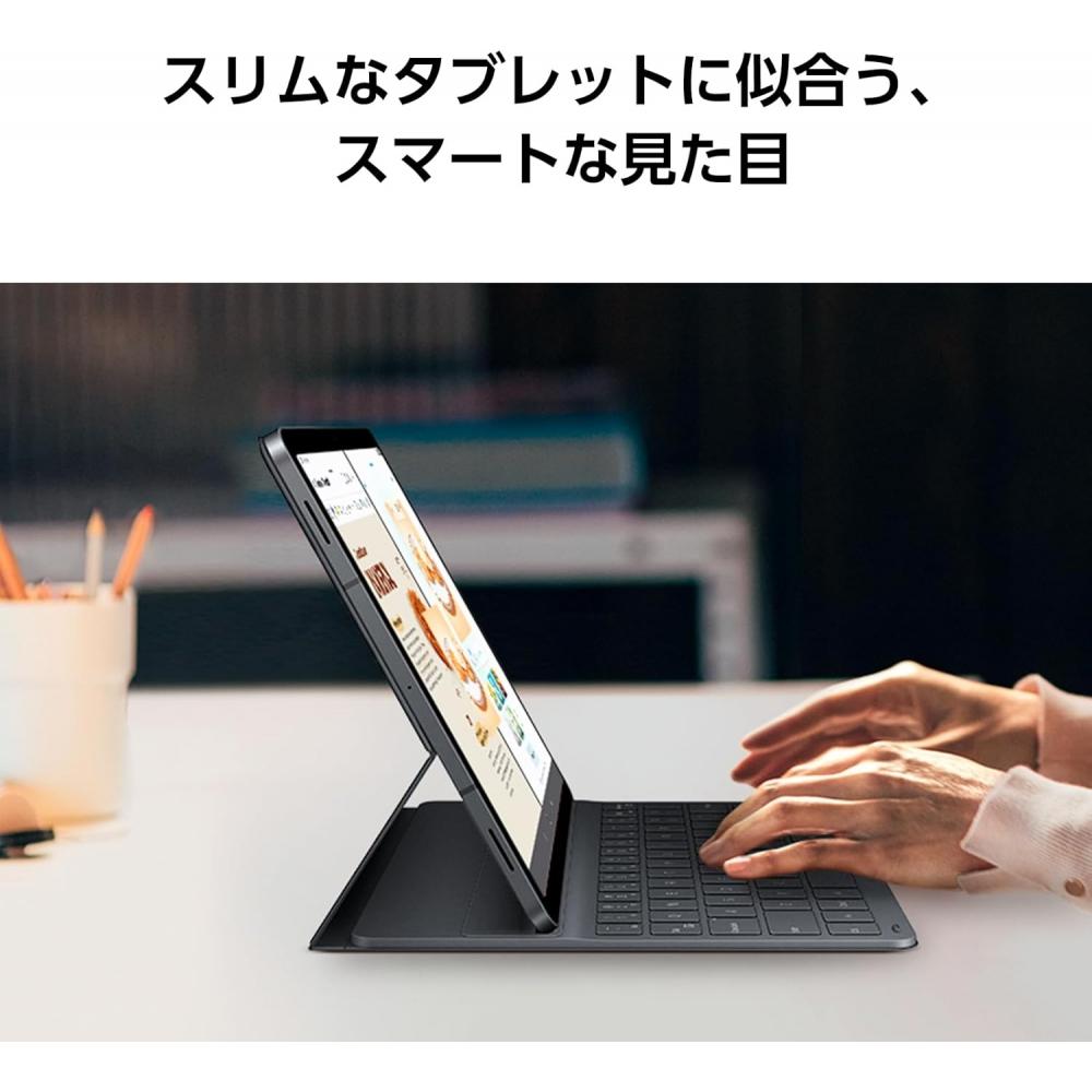 Samsung Galaxy Tab S11 Cover a Libro con Tastiera Slim   Nero   Tipo Domestico Originale