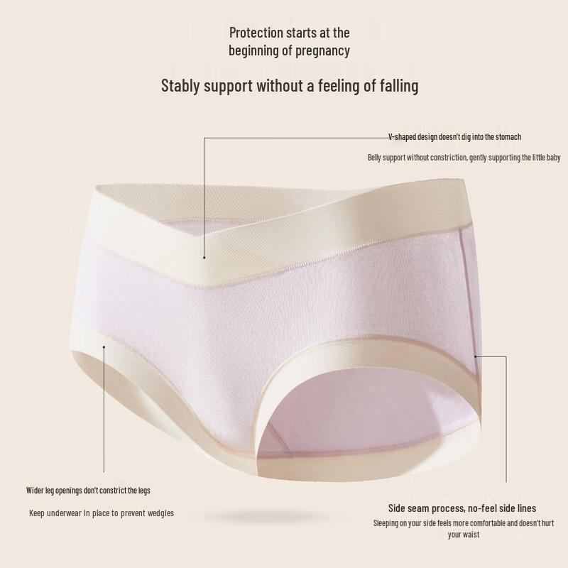 Yiershuang V-Shaped Low-Rise Maternity Underwear