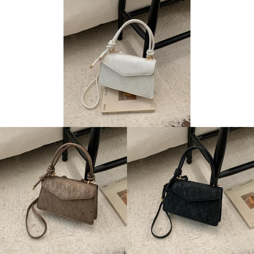 Retro Street Style Pu Small Crossbody Bag With Top Flap Closure For Fall And Winter
