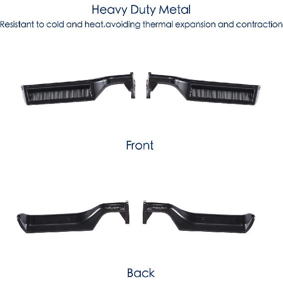 Interior Metal Door Handle For Ford F150 F250 F350 Bronco F53 F59 F800 1987-1997, Front Rear Left Driver Right Passenger Side, Replaces # 77177,