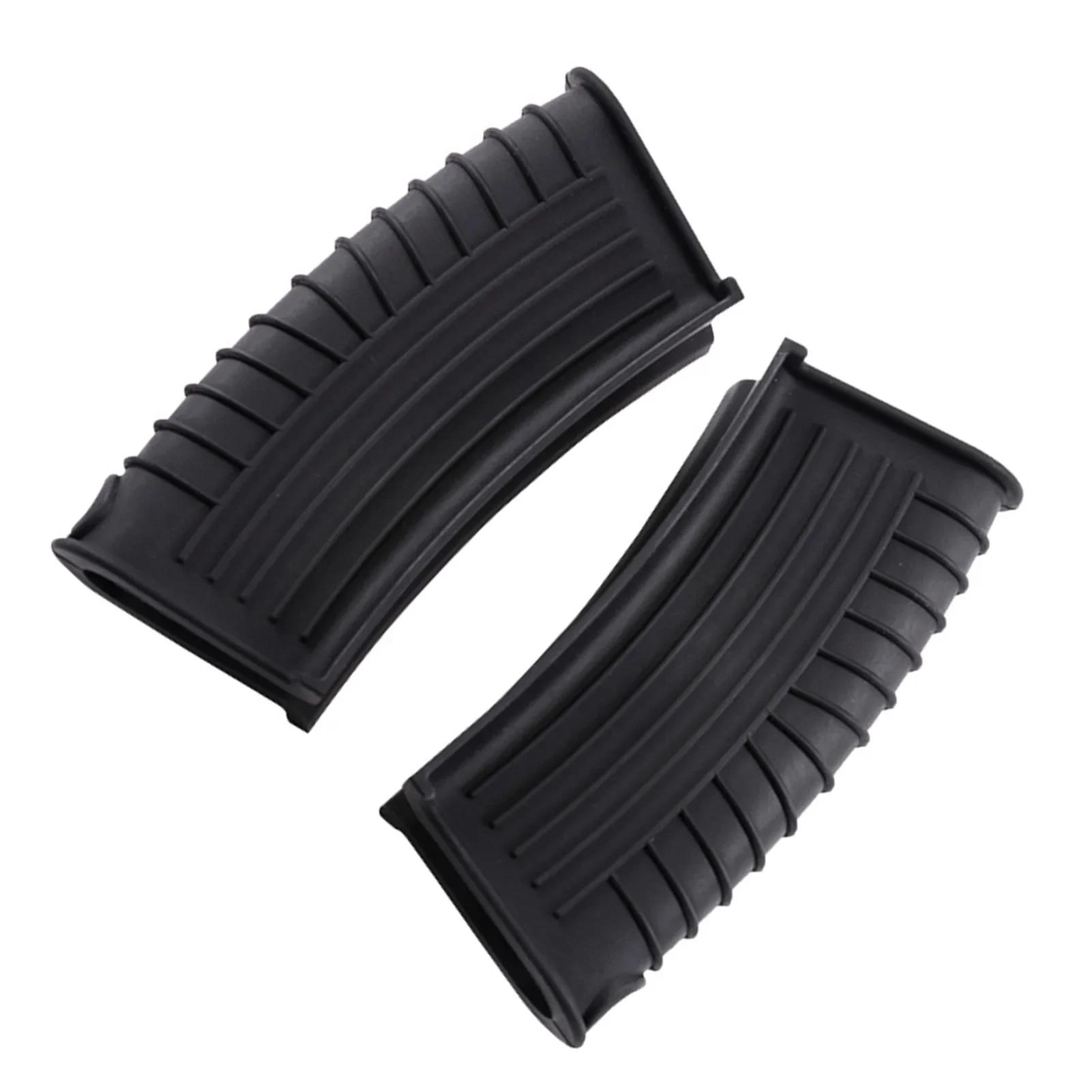 

2шт силиконовая крышка держателя для горячей ручки вспомогательная ручка для кастрюли рукав прихватки чугунные ручки для сковородок чехлы для кухонных принадлежностей чёрный