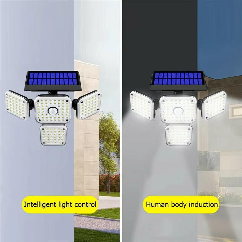 Outdoor ABS IP65 Waterproof Led Solar Motion Sensor Light PIR Solar Power Garden Solar Wall Light