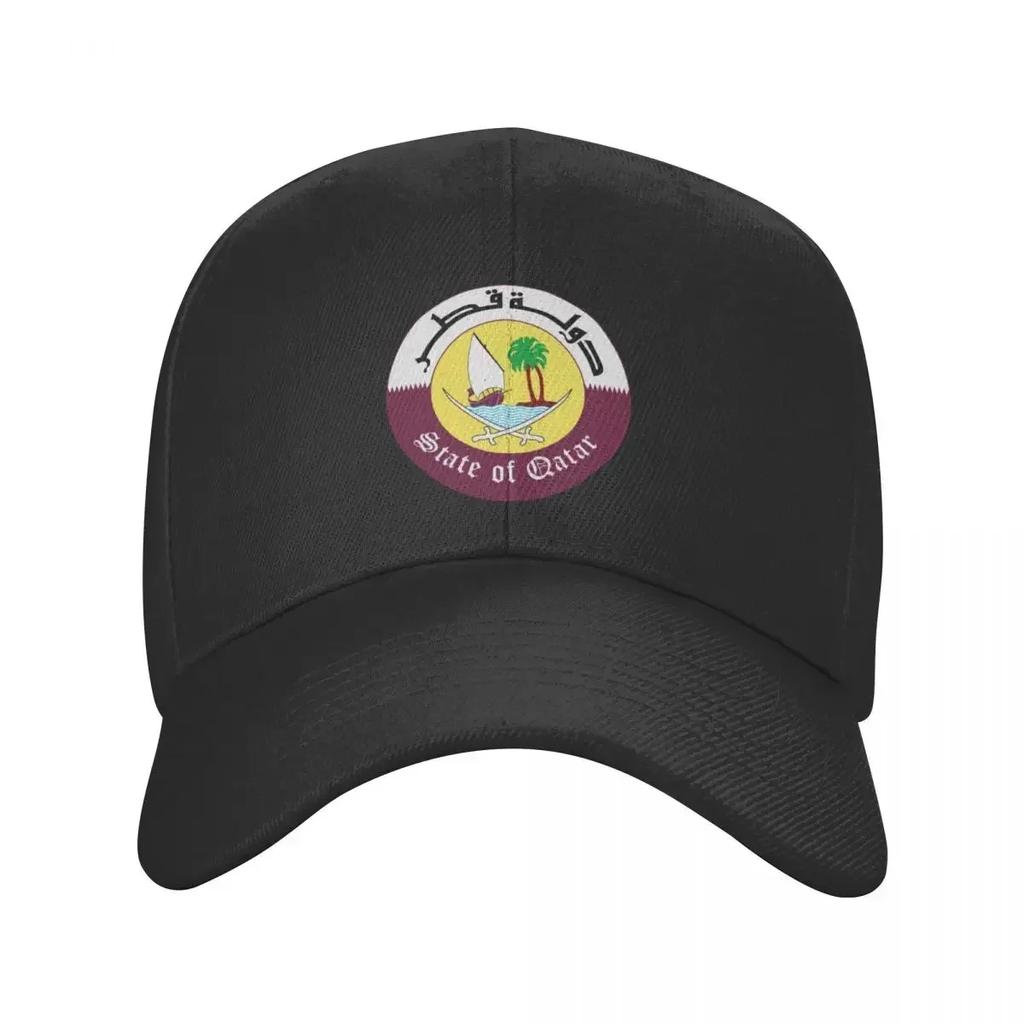 Qatar Emblem Baseball Cap Fluffy Hat fishing hat Caps For Men Women's