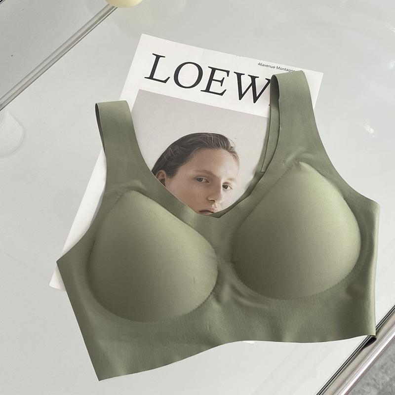 

Женское универсальное тонкое нижнее белье с фиксированной чашкой, удобный спортивный бюстгальтер без косточек, красивый жилет, стильный бюстгальтер M