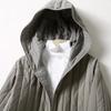 Women Winter Padded Hooded Parka Outerwear Female Warm Simple Casual Jacket