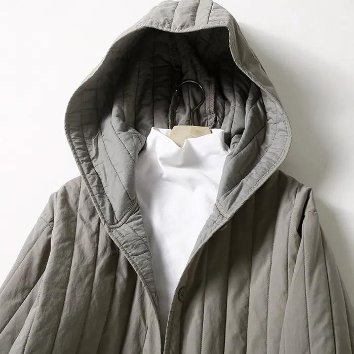 Women Winter Padded Hooded Parka Outerwear Female Warm Simple Casual Jacket