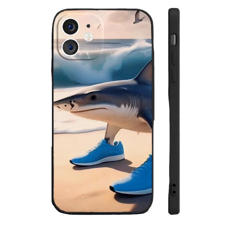 Funny Tung Tung Sahur Phone Case For iPhone 16 15 14 13 12 11 Pro Max XS X XR 7 8 SE Shockproof Soft Cover