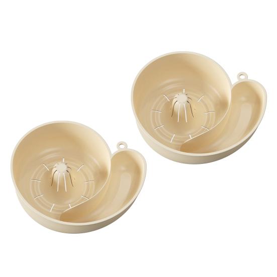 Drain Basket Snail-Shaped Rotating Vegetable Filter Ergonomic Design Food-Grade Basket