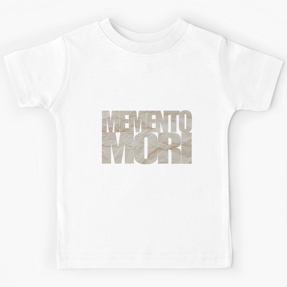 Memento Mori Stoic Quote Design V1 Kids T-Shirt 150