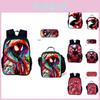 Spiderman Rucksack-Set Mit Oxford-Stoff Schultasche Und Federmäppchen Für Kinder