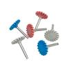 14mm Dental 16pcs Polisher Rubber Wheel Composite Resin Polishing Disc 3 Colors Spiral Flex Brush