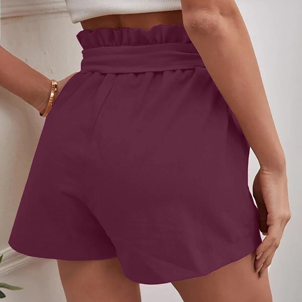 Damskie spodnie z szerokimi nogawkami i kieszeniami