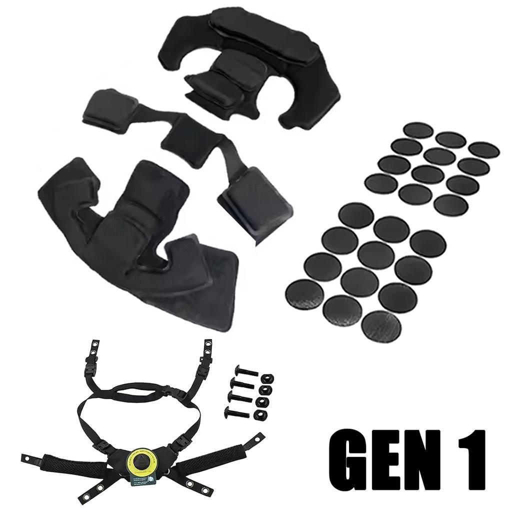 Tactical Wendy Helmet Adjustable Suspension System Fast MICH Helmet Protective Pads Gen4 Memory Spongy Foam Pad Helmet Accessory