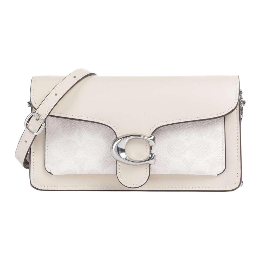 

Coach Tabby 21 Logo Print Leather Handbag Women Handbags Chalk-White CE774-LHXUN Basic Set (Bag+Dust Bag)