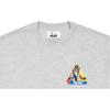 Palace Jcc+ Collaboration Ss25 Back Hand-Drawn Eye Logo Print Loose Fit Crew Neck Comfortable Short Sleeve T-Shirt Unisex T-Shirt P28JCCES005