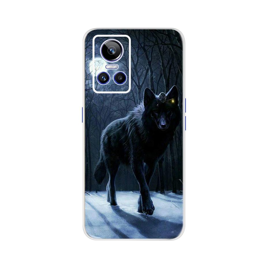 For Realme GT Neo3 Case Cover For Realme GT Neo 3 150W Bumper Soft Lovely Cat Wolf Silicone Phone Funda For Realme GT Neo3 Coque