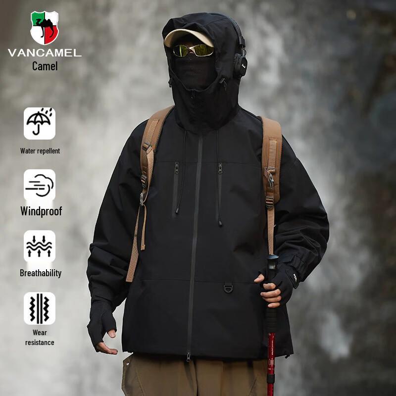 VANCAMEL Herren Herbst/Winter Wasserdichte Isolierte Jacke