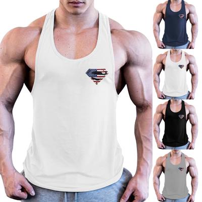 Solid Mesh Tank Top Men Sleeveless Shirt Bodybuilding Stringer Fitness Mens Singlet Vest,Gray,XL