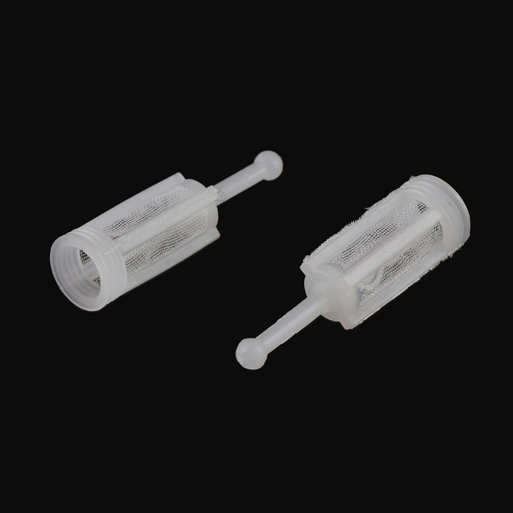 10x Plastic Spray Gun Filter Gravity Type Sprayer Gun Filter Total Length 11mm for Most Gravity Feed Sprayer Easy Clean
