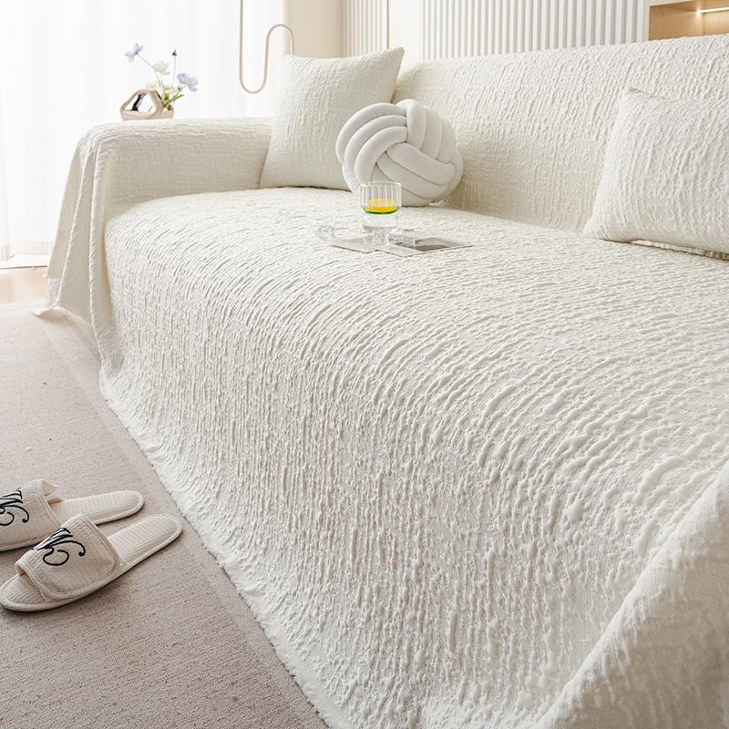 Sommar Sval Is Fulltäckande Sofföverdrag Modernt Enkelt Andningsbart Sofföverkast För Lädersoffor Soffskydd Och Överdrag