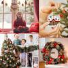 16Pcs Christmas Decorations, Gingerbread House Ornaments, Festive Tree Hanging Decor for Holiday Party, Classroom and Office, Family Activity