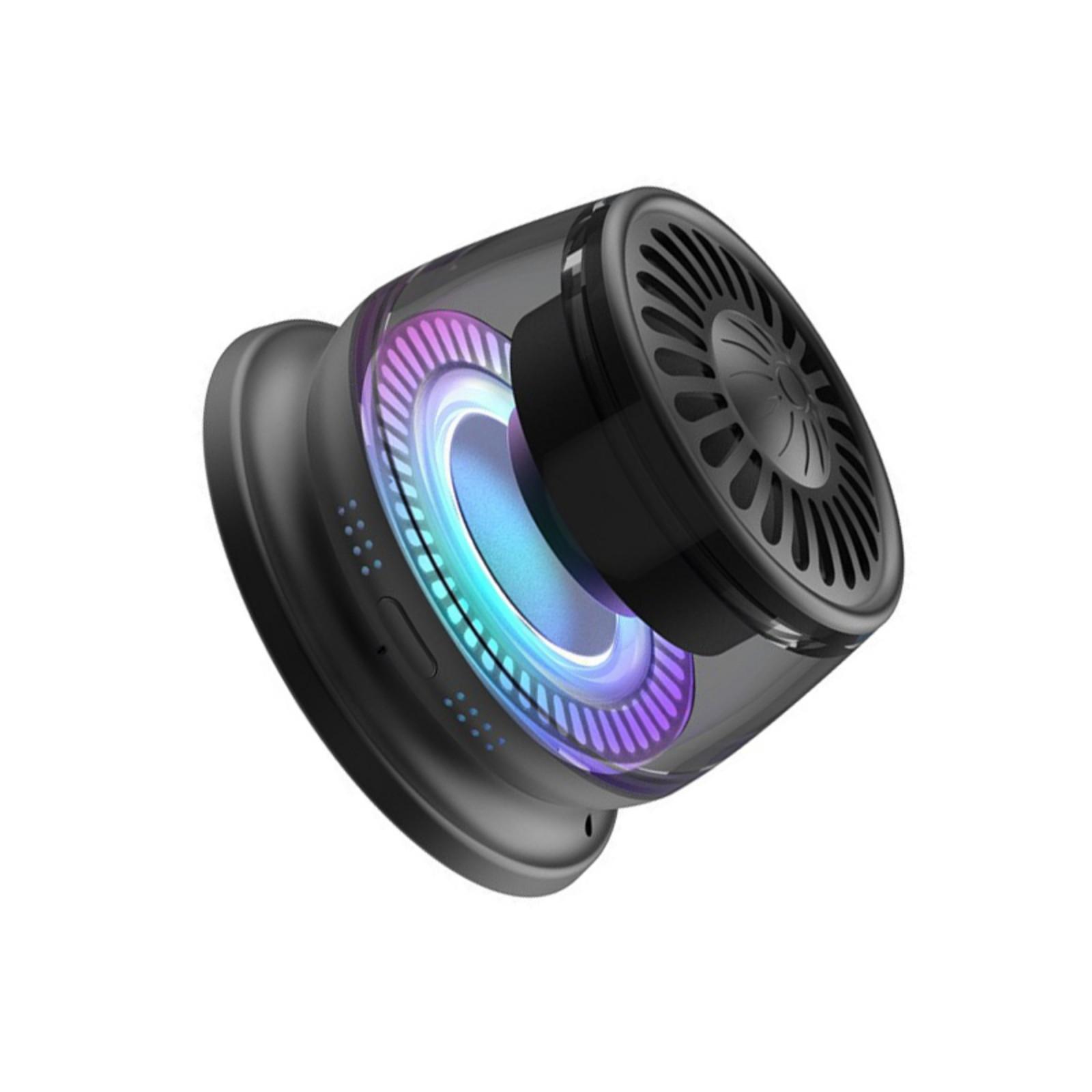 

Wireless Bluetooth-compatible Speaker Gift Magnetic Bracket Portable Interconnected LED Light Mini Speaker Phone Stand 1