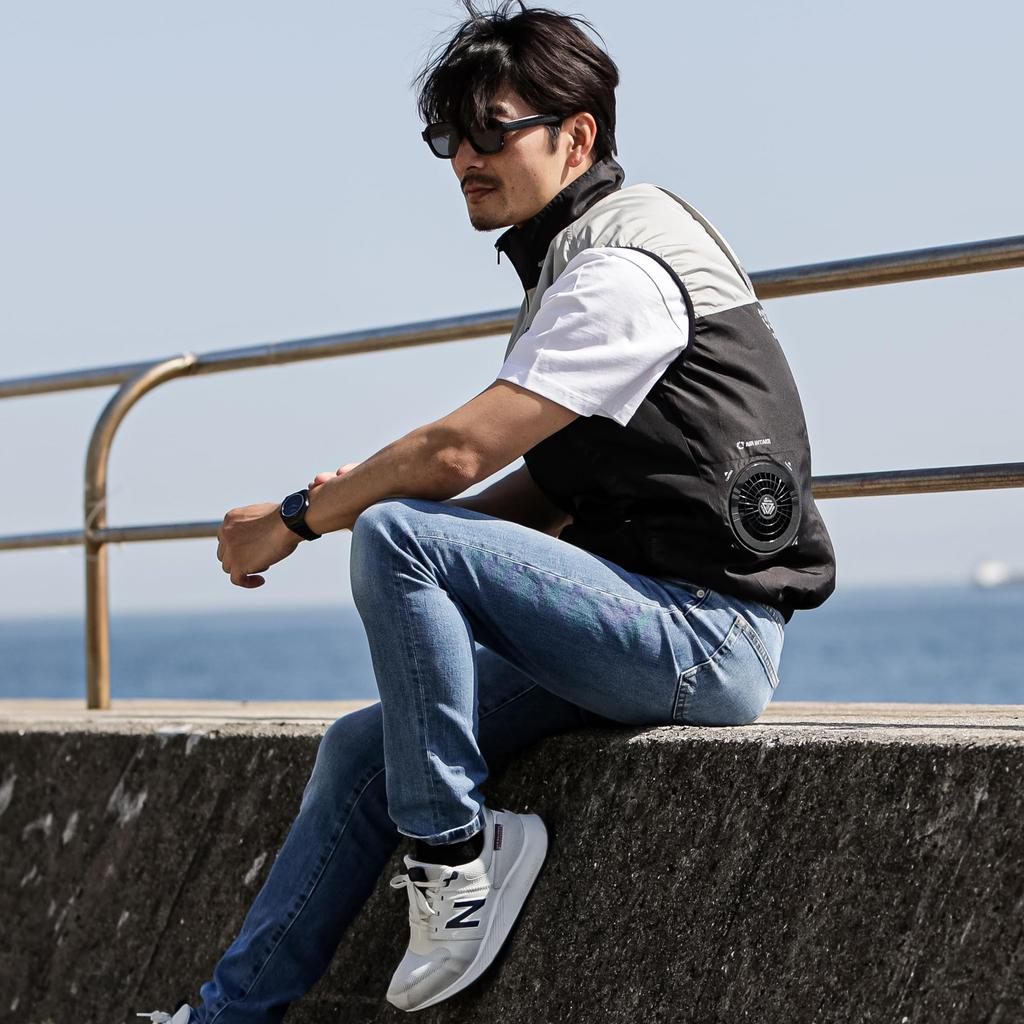 Dress Fan Size Air Conditioning Fishing Air Adjustable Water Cooling Vest, 4XL, Wear, Wear, Summer, Cooling, Output, Powerful, Repellent,