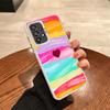 Rainbow Gradient Love Desgin Soft Phone Case for Samsung A17 A16 A15 A14 A13 A57 A56 A55 A54 A53 A37 A36 A35 A34 A33 A26 A25 A24