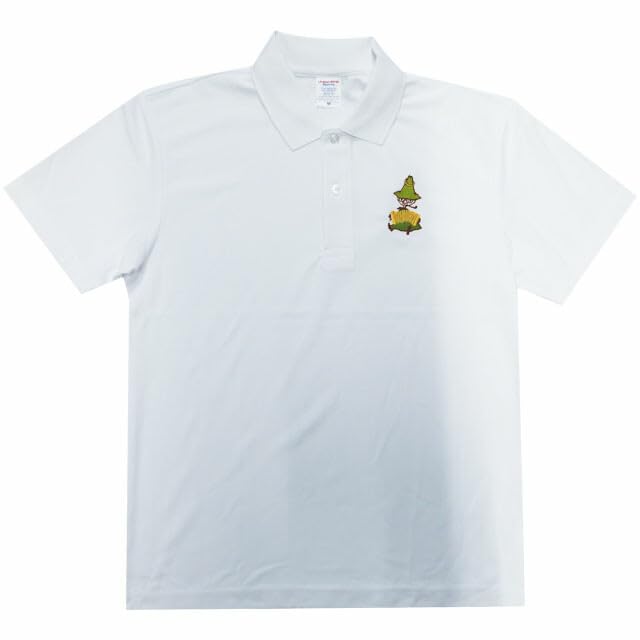 Moomin Snufkin Dry Polo Shirt White Size M Women's