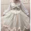 Květinová sukně Lolita Princezna Velká sukně JSK Podvazkové šaty Svatební šaty