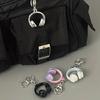 Headphone Carabiner Keychain Vibranting Color Transition Decoration for Keys Bags or Zippered Compact Travel Companions