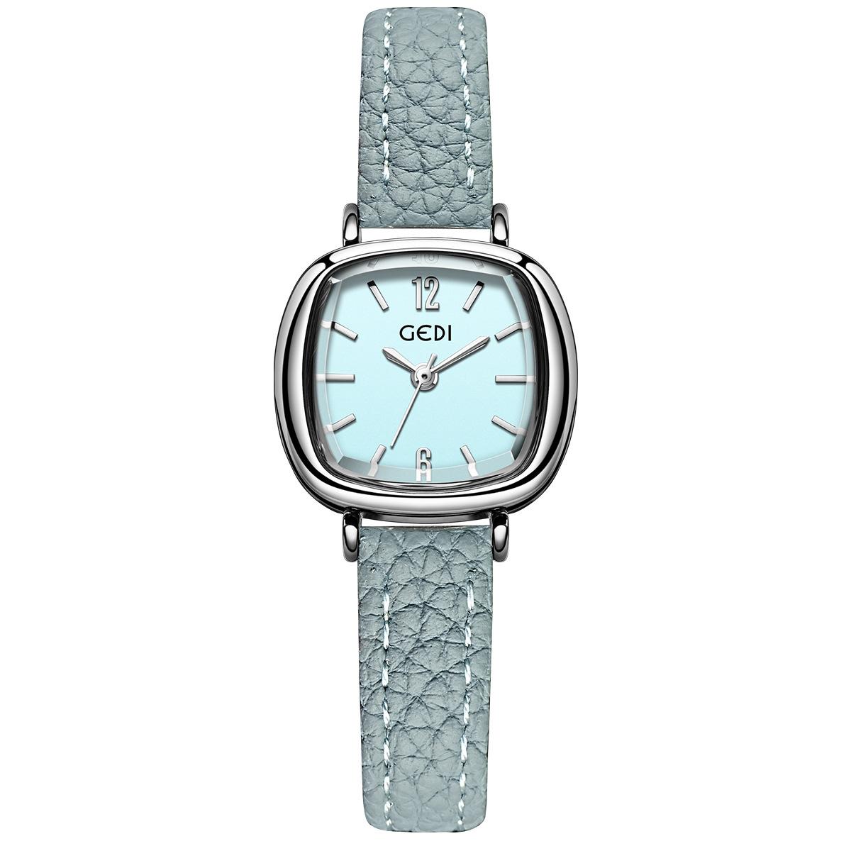 Simple And Fashionable Red Strap, High-Value Quartz Watch, Female Light Luxury Niche Student Women S Watch