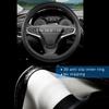 Car Steering Wheel Cover For Chevy Silverado 1500 2500 3500, Tahoe, Equinox,Traverse,Colorado, Automative Accessories For Chevy, Sporty Design, Black