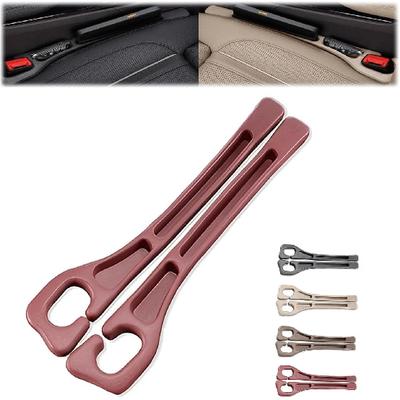 No Drop Seat Guard, Car Seat Gap Filler, Drop Seat Gap Fillers Between Seat And Console Stop Things From Dropping (Red)