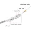 Automotive Throttle Gas Cable Stainless Steel Braided 36'' for 1 Engine 4.8L 5.3L 5.7L 6.0L